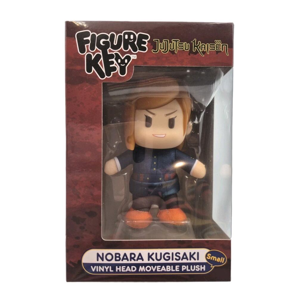 Jujutsu Kaisen Nobara Kugisake Small Plush Vinyl Moveable Head 5" NEW in Box